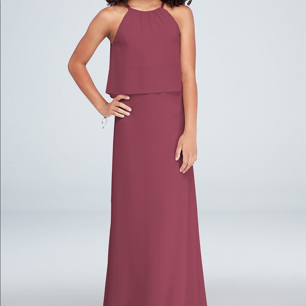 Junior Bridesmaid Dress David’s Bridal Chianti